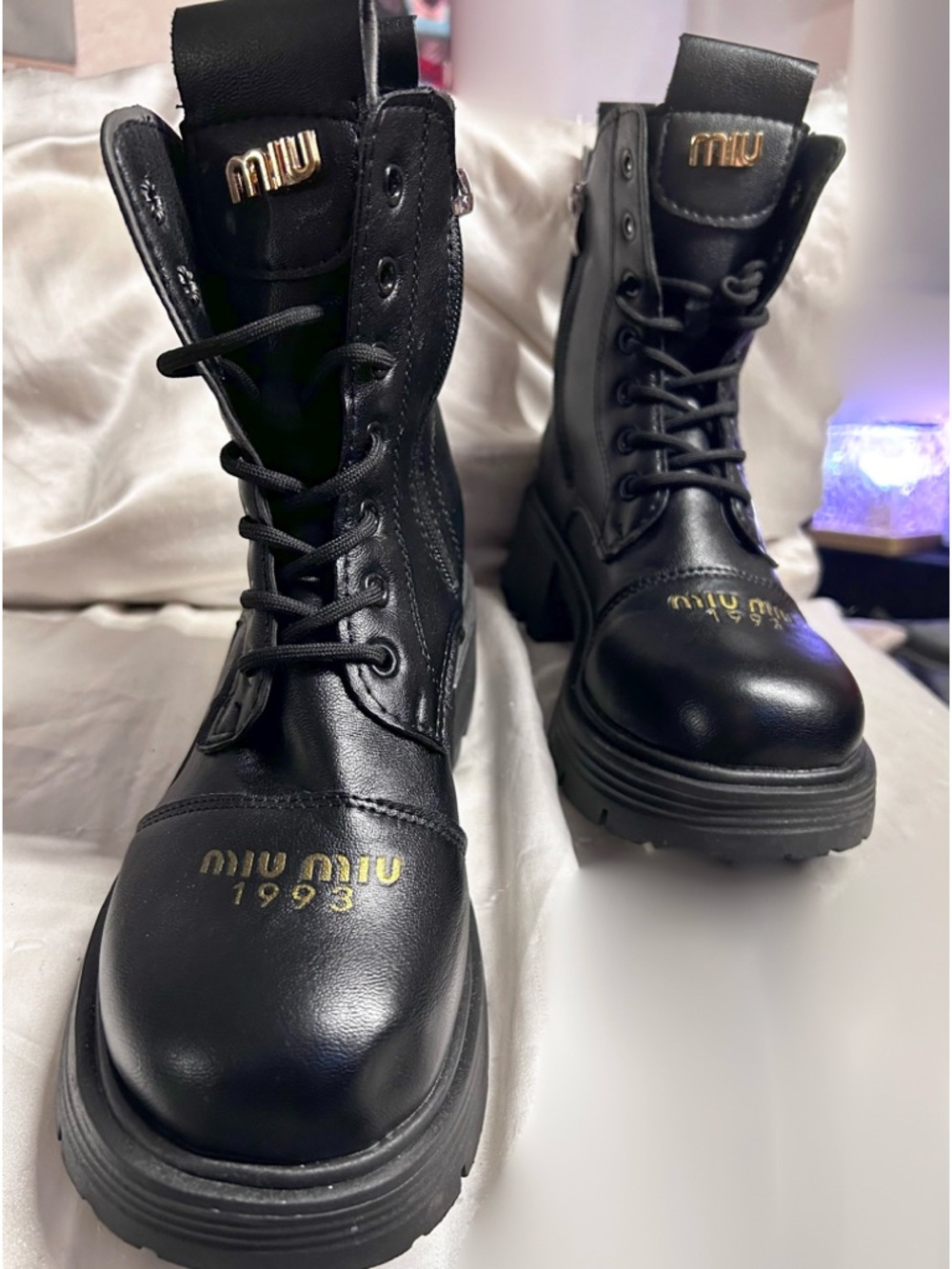Black Combat Boots